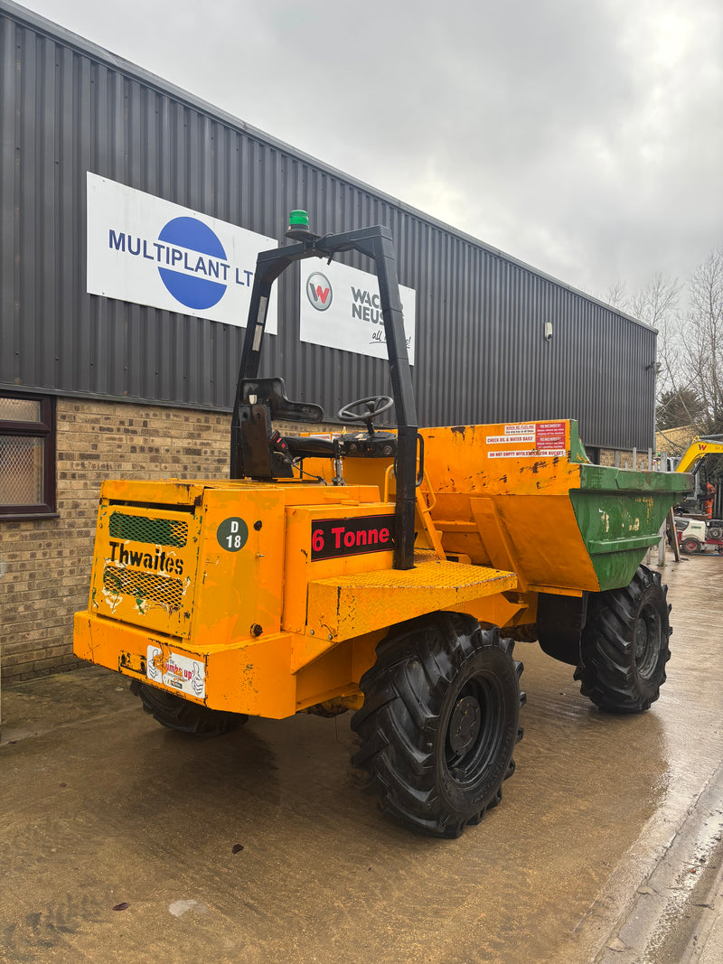 used thwaites 6 tonne dumper