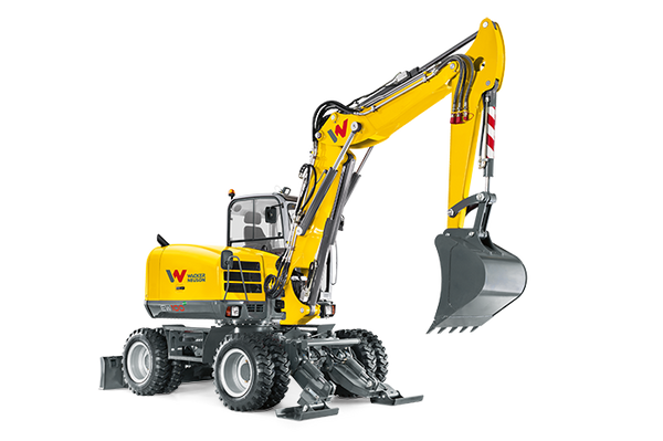 EW100 - Quickly on the go with the mobile excavator